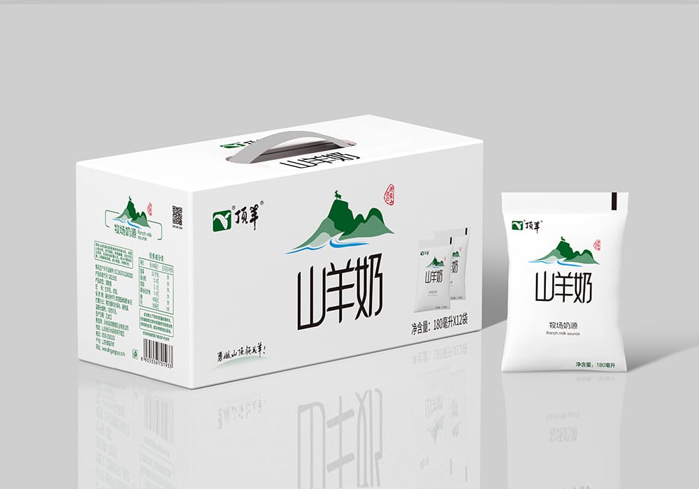 山羊奶乳白膜180ml